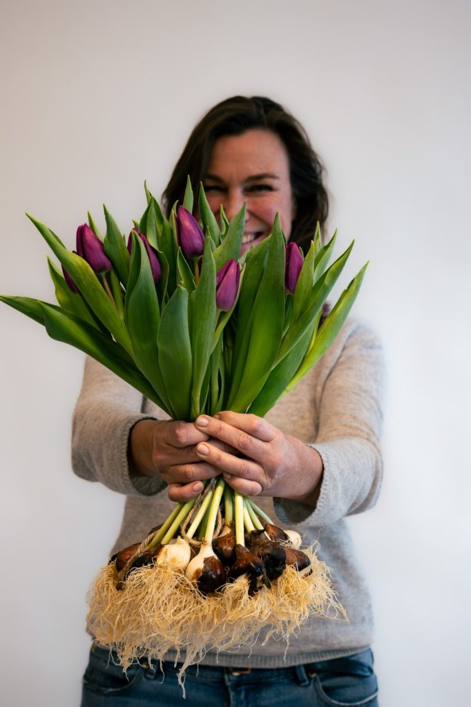 Nicolette Zwartkruis, eigenaresse Groene Bloemen komt in actie voor ParkinsonNL.